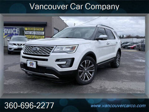 2016 Ford Explorer Platinum