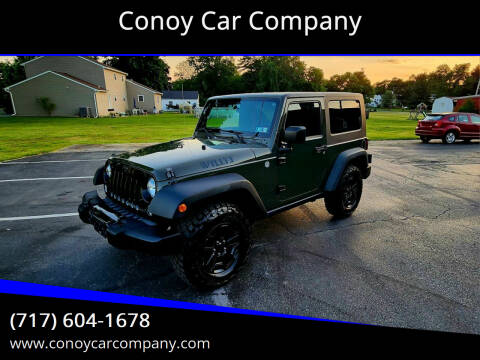 2015 Jeep Wrangler for sale at Conoy Car Company in Bainbridge PA