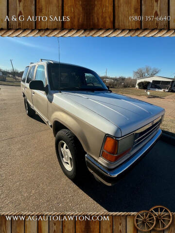 1992 Ford Explorer for sale at A & G Auto Sales in Lawton OK
