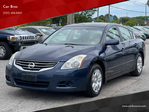 2012 Nissan Altima for sale at Car Bros in Virginia Beach VA