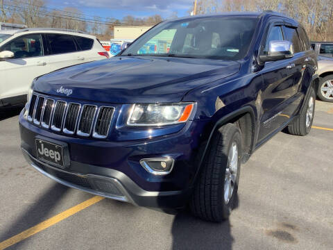 2015 Jeep Grand Cherokee for sale at Motuzas Automotive Inc. in Upton MA