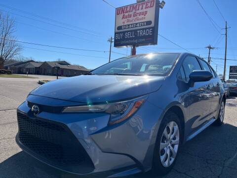 2020 Toyota Corolla for sale at Unlimited Auto Group in West Chester OH