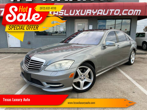 2010 Mercedes-Benz S-Class for sale at Texas Luxury Auto in Cedar Hill TX