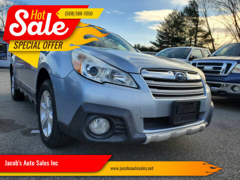 2013 Subaru Outback for sale at Jacob's Auto Sales Inc in West Bridgewater MA