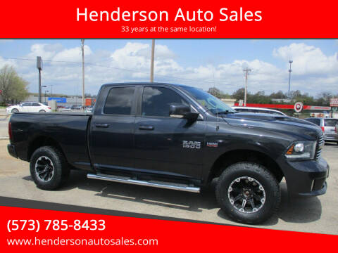 2014 RAM Ram Pickup 1500 for sale at Henderson Auto Sales in Poplar Bluff MO