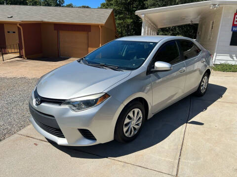 2014 Toyota Corolla for sale at Efficiency Auto Buyers in Milton GA