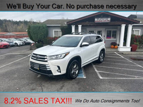 2017 Toyota Highlander for sale at Platinum Autos in Woodinville WA