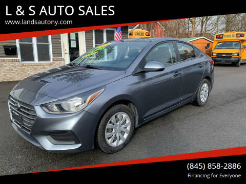 2019 Hyundai Accent for sale at L & S AUTO SALES in Port Jervis NY