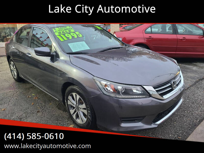 2014 Honda Accord for sale at Lake City Automotive in Milwaukee WI