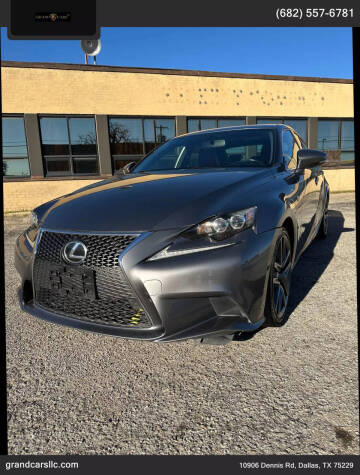 2014 Lexus IS 250 for sale at GRAND CARS in Dallas TX