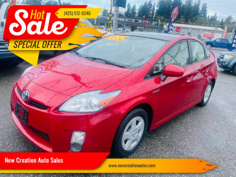 2010 Toyota Prius for sale at New Creation Auto Sales in Everett WA