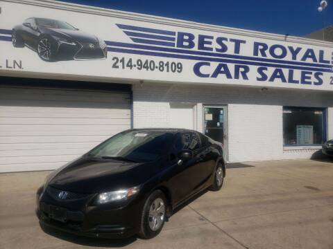2013 Honda Civic for sale at Best Royal Car Sales in Dallas TX