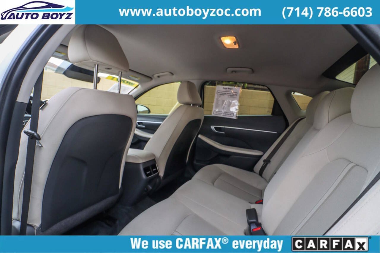 2021 Hyundai SONATA Hybrid for sale at Auto Boyz in Garden Grove, CA