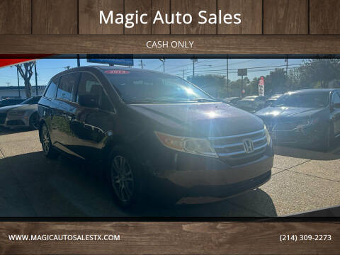 2013 Honda Odyssey for sale at Magic Auto Sales - Cash Cars in Dallas TX