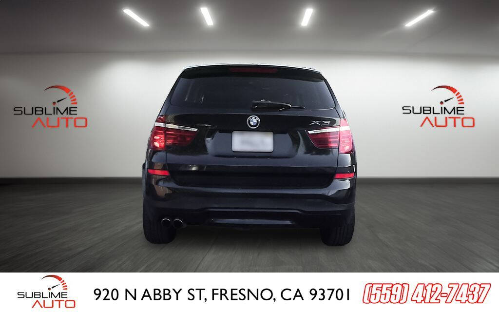 2015 BMW X3 for sale at SUBLIME AUTO in Fresno, CA