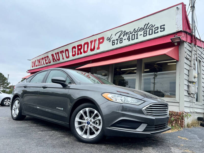 2018 Ford Fusion Hybrid for sale at Unlimited Auto Group of Marietta in Marietta GA