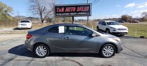 2014 Kia Forte Koup for sale at T & G Auto Sales in Florence AL