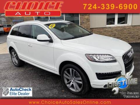 2015 Audi Q7 for sale at CHOICE AUTO SALES in Murrysville PA
