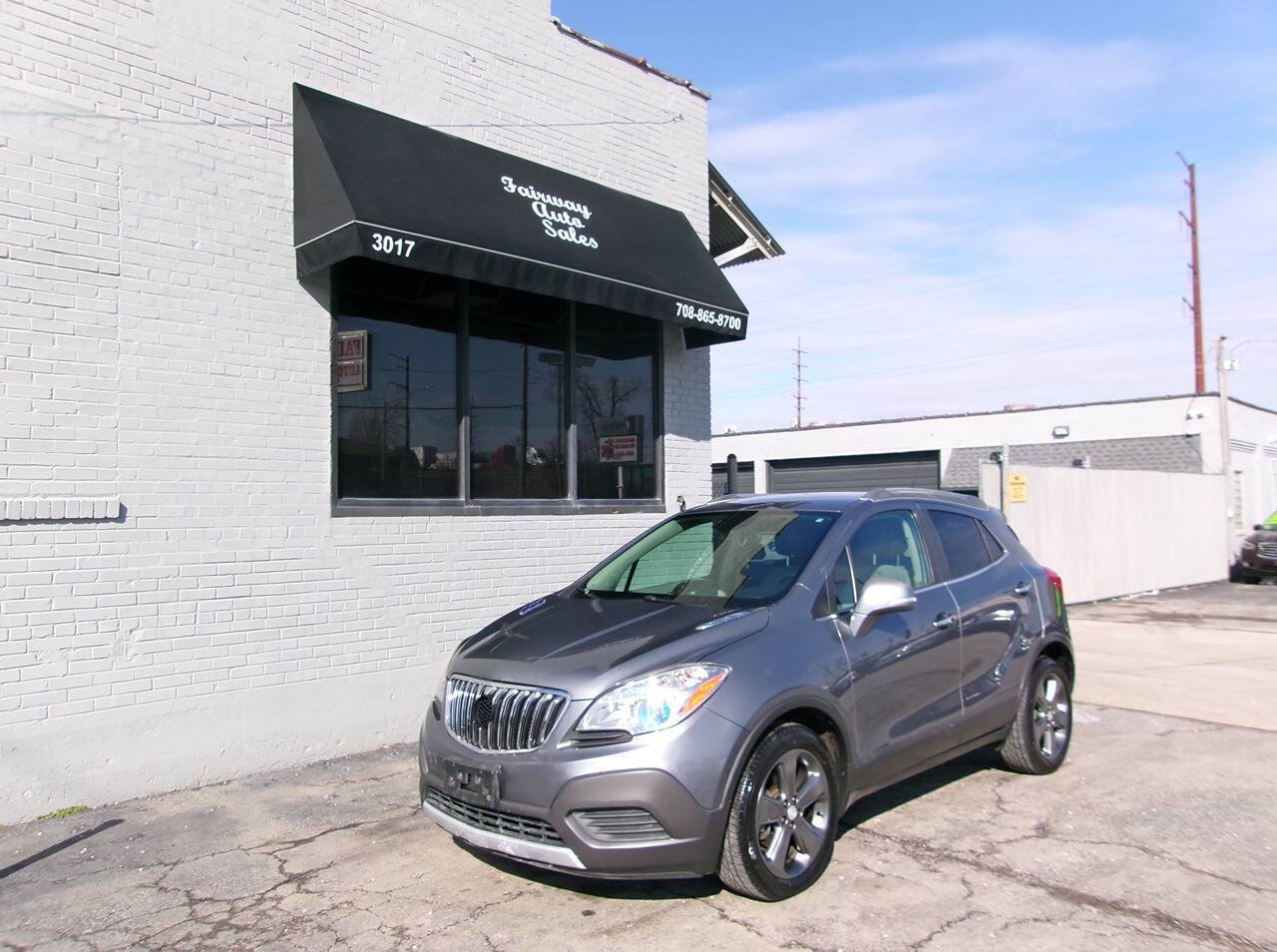 Gray 2014 Buick Encore Base Base 4dr Crossover 2