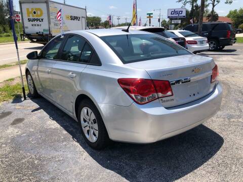 2013 Chevrolet Cruze for sale at Palm Auto Sales in West Melbourne FL