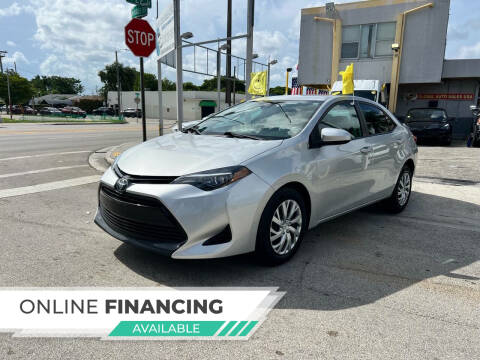 2017 Toyota Corolla for sale at Global Auto Sales USA in Miami FL