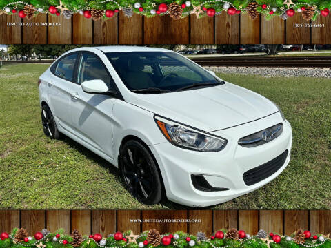 2017 Hyundai Accent for sale at UNITED AUTO BROKERS in Hollywood FL