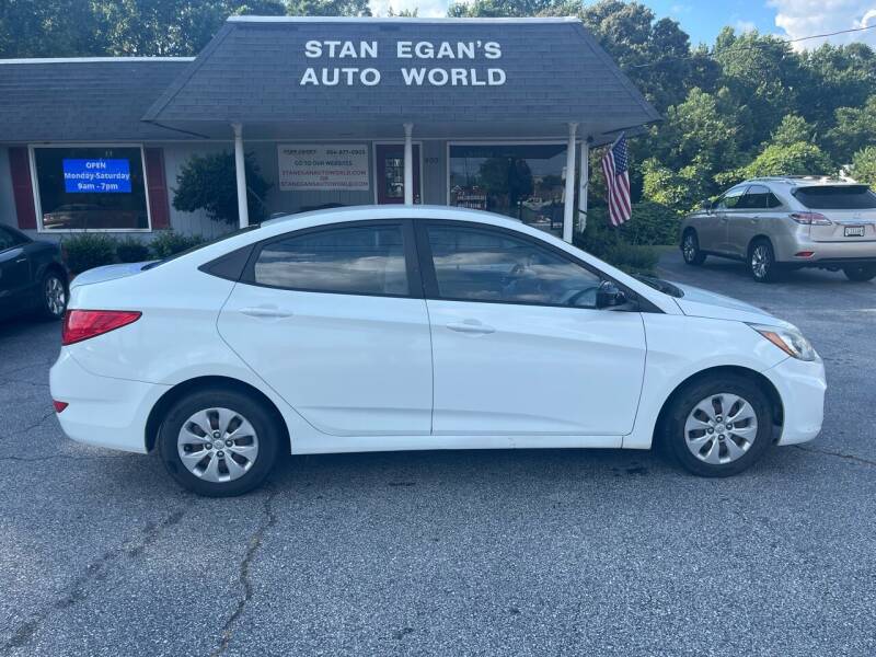 2016 Hyundai Accent for sale at STAN EGAN'S AUTO WORLD, INC. in Greer SC