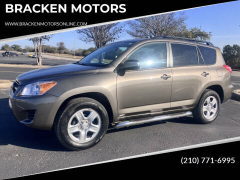 2010 Toyota RAV4 for sale at BRACKEN MOTORS in San Antonio TX