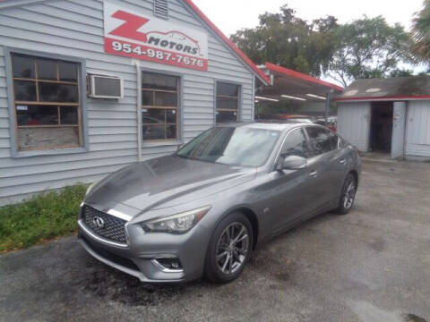 2017 Infiniti Q50 for sale at Z Motors in North Lauderdale FL