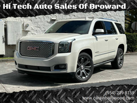 2015 GMC Yukon for sale at Hi Tech Auto Sales Of Broward in Hollywood FL