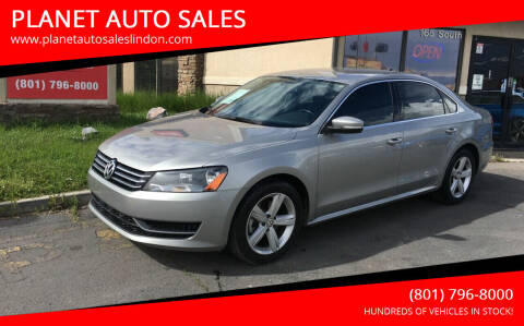 2013 Volkswagen Passat for sale at PLANET AUTO SALES in Lindon UT