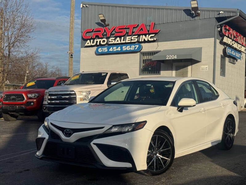 2021 Toyota Camry for sale at Crystal Auto Sales Inc in Nashville TN