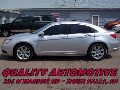 2011 Chrysler 200 for sale at Quality Automotive in Sioux Falls SD