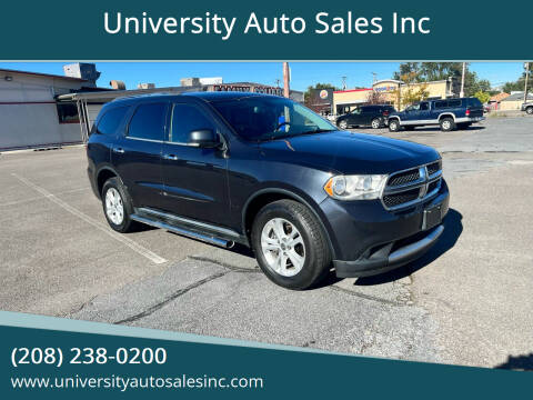 2013 Dodge Durango for sale at University Auto Sales Inc in Pocatello ID