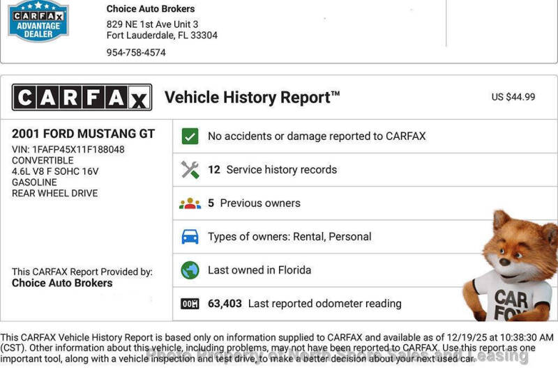 2001 Ford Mustang GT