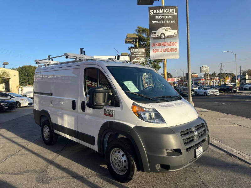 2018 RAM ProMaster for sale at Sanmiguel Motors in South Gate CA