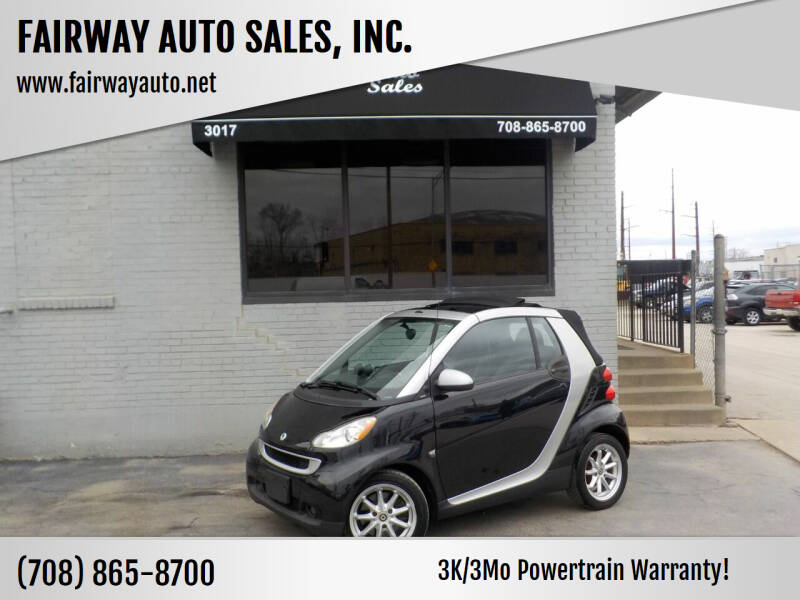 2009 Smart fortwo for sale at FAIRWAY AUTO SALES, INC. in Melrose Park IL