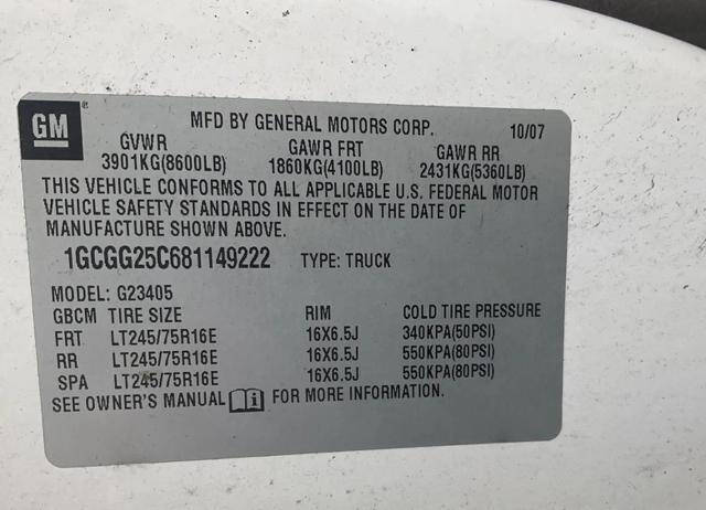 2008 Chevrolet Express 2500