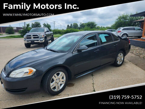 2013 Chevrolet Impala for sale at Family Motors Inc. in West Burlington IA