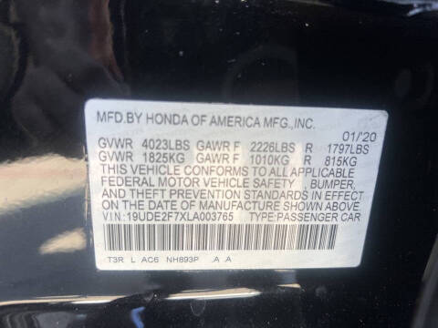 2020 Acura ILX w/Premium