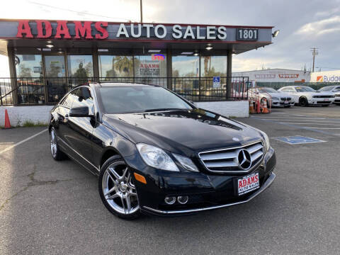 2011 Mercedes-Benz E-Class for sale at Adams Auto Sales CA in Sacramento CA