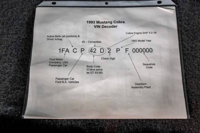 1993 Ford Mustang SVT Cobra