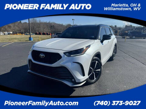 2022 Toyota Highlander for sale at Pioneer Family Preowned Autos of WILLIAMSTOWN in Williamstown WV