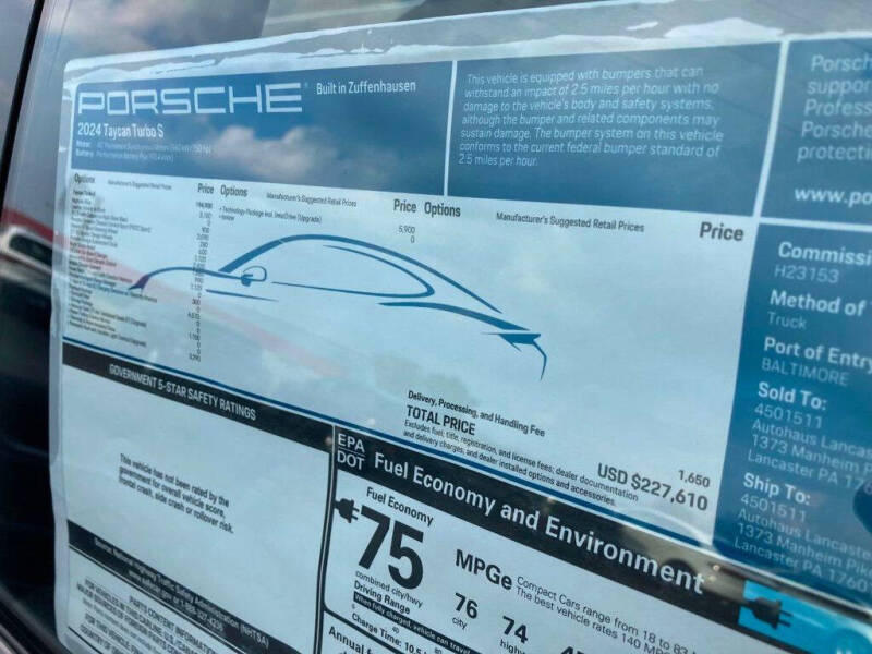 2024 Porsche Taycan Turbo S