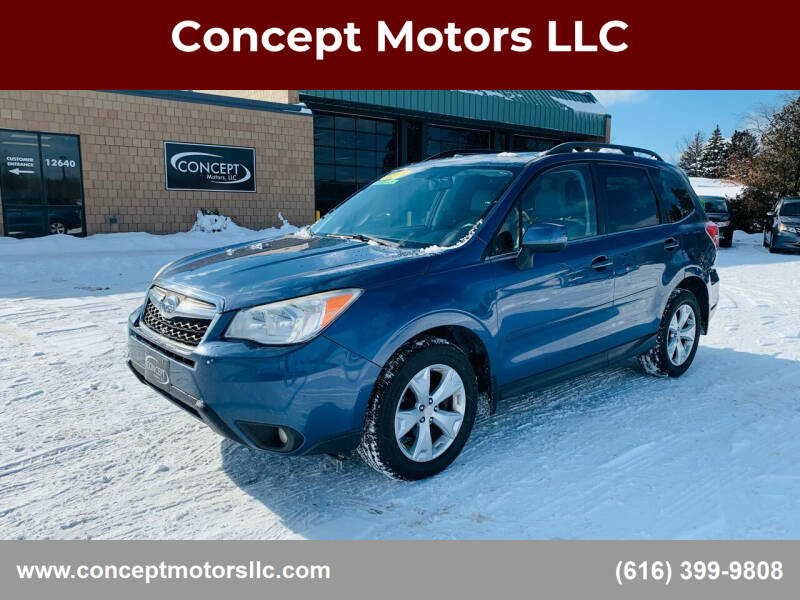 2014 Subaru Forester for sale at Concept Motors LLC in Holland MI