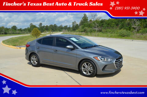 2018 Hyundai Elantra for sale at Fincher's Texas Best Auto & Truck Sales in Tomball TX