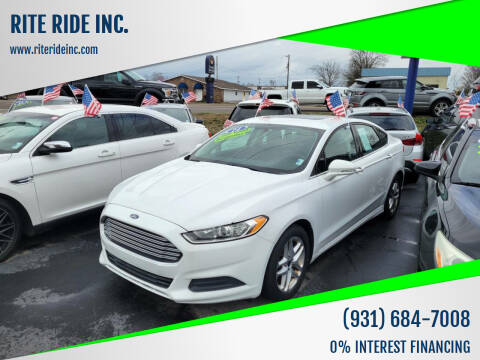 2014 Ford Fusion for sale at RITE RIDE INC. - Rite Ride Inc 2 in Shelbyville TN