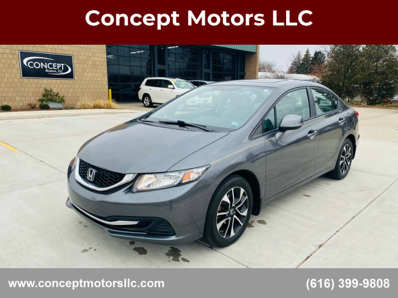 2013 Honda Civic for sale at Concept Motors LLC in Holland MI