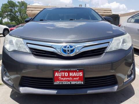 2012 Toyota Camry Hybrid for sale at Auto Haus Imports in Grand Prairie TX