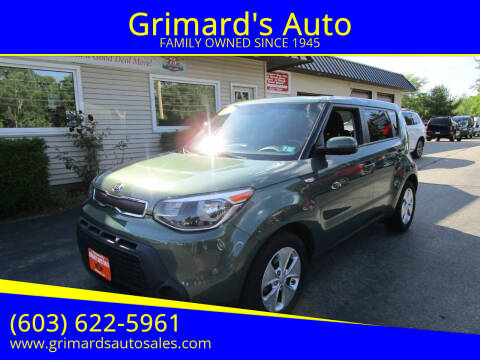 2014 Kia Soul for sale at Grimard's Auto in Hooksett NH
